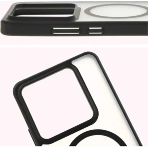 Kup Etui z pierścieniem magnetycznym Bizon Case MatteO do Xiaomi 14T Pro półprzezroczyste z czarną ramką - BIZ7149 - {ean13} - Sklep Home Screen