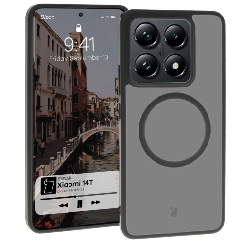 Kup Bizon Case MatteO Xiaomi 14T transparent mit schwarzem Rahmen - BIZ7150 - {ean13} - Sklep Home Screen