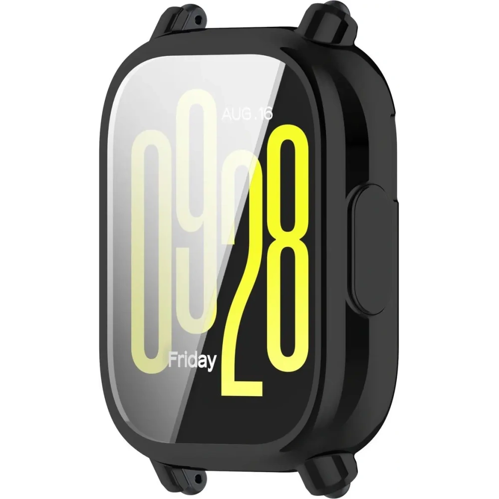 Etui z osłoną ekranu Bizon Case Watch Felipe do Xiaomi Redmi Watch 5 Active czarne