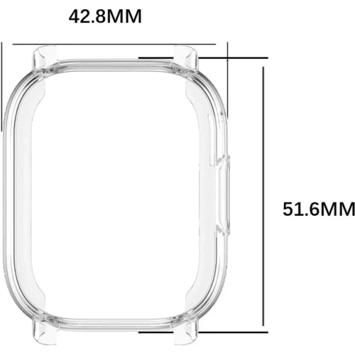 Kup Etui z osłoną ekranu Bizon Case Watch Felipe do Xiaomi Redmi Watch 5 Active przeźroczyste - BIZ7154 - {ean13} - Sklep Home Screen