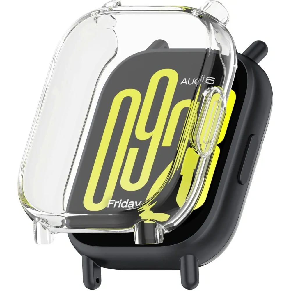 Etui z osłoną ekranu Bizon Case Watch Felipe do Xiaomi Redmi Watch 5 Active przeźroczyste