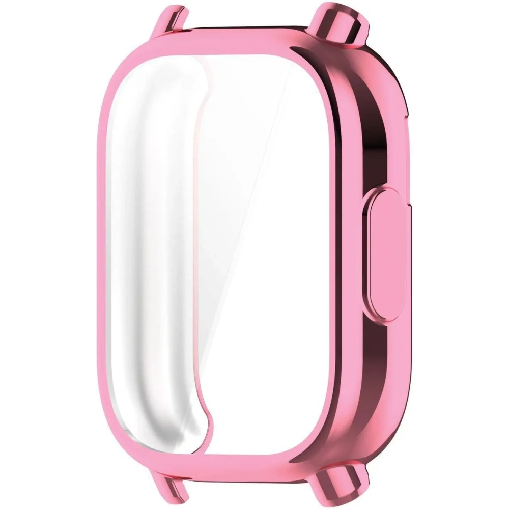 Etui z osłoną ekranu Bizon Case Watch Felipe do Xiaomi Redmi Watch 5 Active różowe