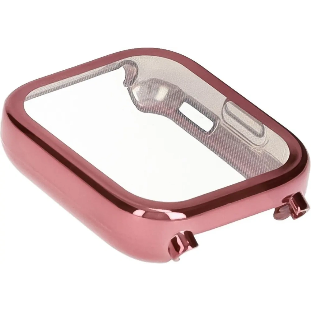 Etui z osłoną ekranu Bizon Case Watch Felipe do Xiaomi Redmi Watch 5 Active różowe