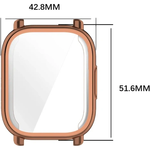 Kup Etui z osłoną ekranu Bizon Case Watch Felipe do Xiaomi Redmi Watch 5 Active różowozłote - BIZ7156 - {ean13} - Sklep Home Screen