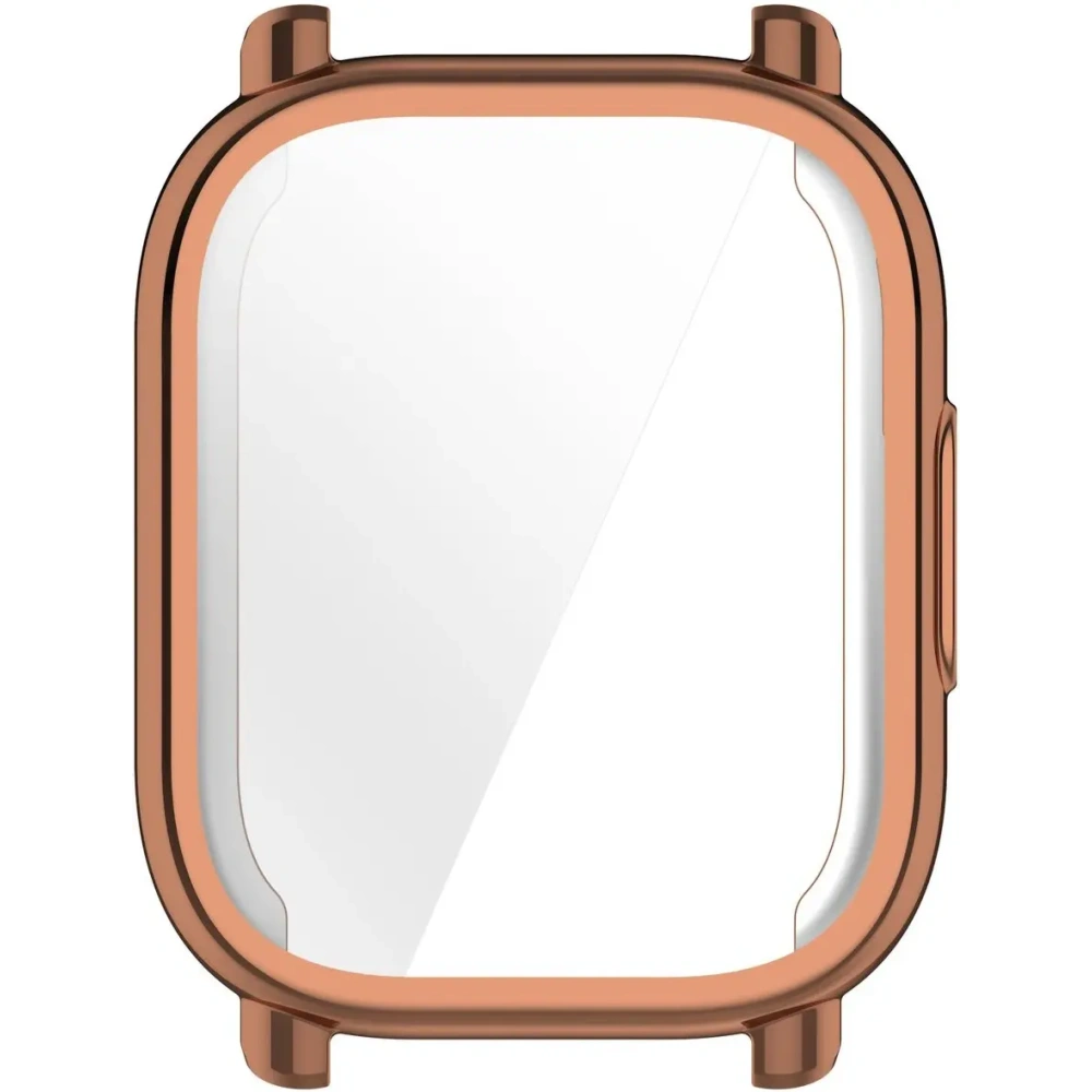 Etui z osłoną ekranu Bizon Case Watch Felipe do Xiaomi Redmi Watch 5 Active różowozłote