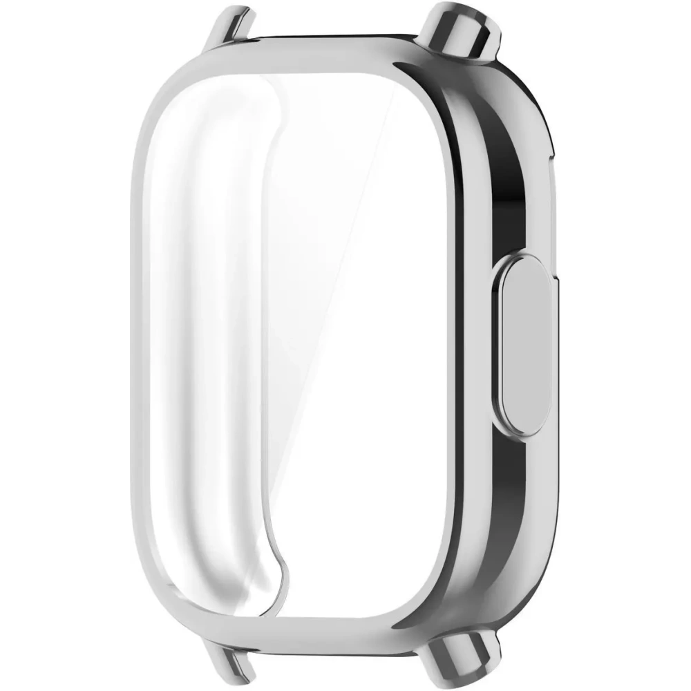 Etui z osłoną ekranu Bizon Case Watch Felipe do Xiaomi Redmi Watch 5 Active srebrne