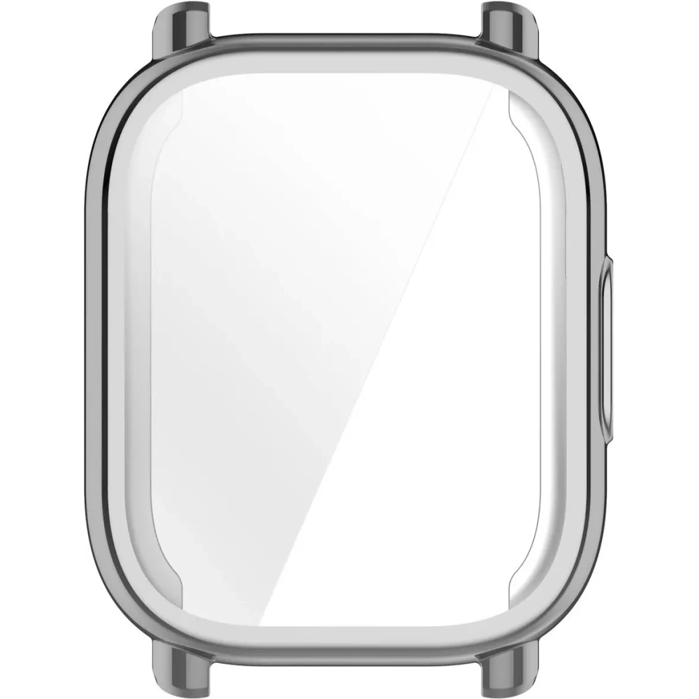 Etui z osłoną ekranu Bizon Case Watch Felipe do Xiaomi Redmi Watch 5 Active srebrne