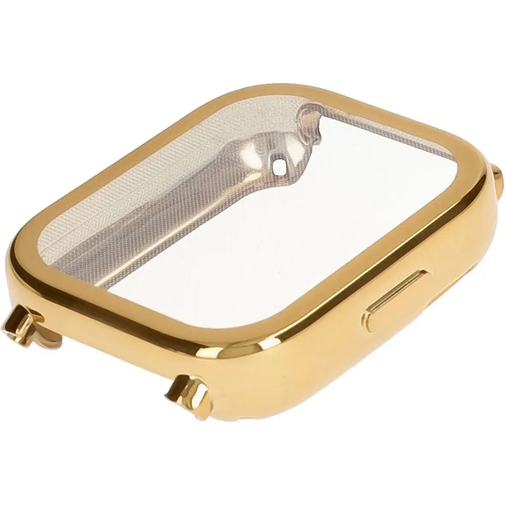 Etui z osłoną ekranu Bizon Case Watch Felipe do Xiaomi Redmi Watch 5 Active złote