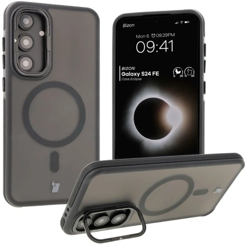 Kup Bizon Case Eclipse Samsung Galaxy S24 FE füstös fekete kerettel - BIZ7159 - {ean13} - Sklep Home Screen