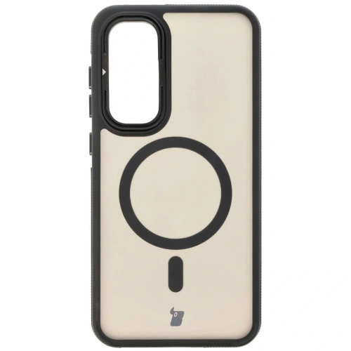 Kup Etui z podstawką i pierścieniem magnetycznym Bizon Case Eclipse do Samsung Galaxy S24 FE przydymione z czarną ramką - BIZ7159 - {ean13} - Sklep Home Screen