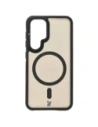 Kup Etui s podstavcem a magnetickým kroužkem Bizon Case Eclipse pro Samsung Galaxy S24 kouřové s černým rámečkem - BIZ7160 - {ean13} - Sklep Home Screen