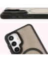 Kup Etui s podstavcem a magnetickým kroužkem Bizon Case Eclipse pro Samsung Galaxy S24 kouřové s černým rámečkem - BIZ7160 - {ean13} - Sklep Home Screen