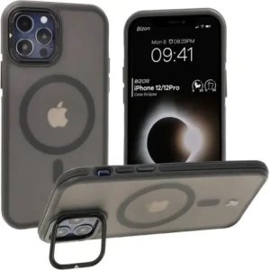 Kup Bizon Case Eclipse Apple iPhone 12 / Apple iPhone 12 Pro füstös fekete kerettel - BIZ7161 - {ean13} - Sklep Home Screen