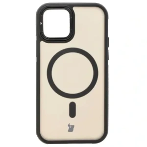 Kup Etui z podstawką i pierścieniem magnetycznym Bizon Case Eclipse do Apple iPhone 12 / Apple iPhone 12 Pro przydymione z czarną ramką - BIZ7161 - {ean13} - Sklep Home Screen