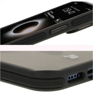 Kup Etui z podstawką i pierścieniem magnetycznym Bizon Case Eclipse do Apple iPhone 12 / Apple iPhone 12 Pro przydymione z czarną ramką - BIZ7161 - {ean13} - Sklep Home Screen