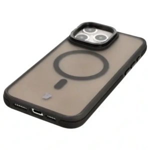 Kup Bizon Case Eclipse Apple iPhone 15 Pro Max fumuriu cu un cadru negru - BIZ7162 - {ean13} - Sklep Home Screen