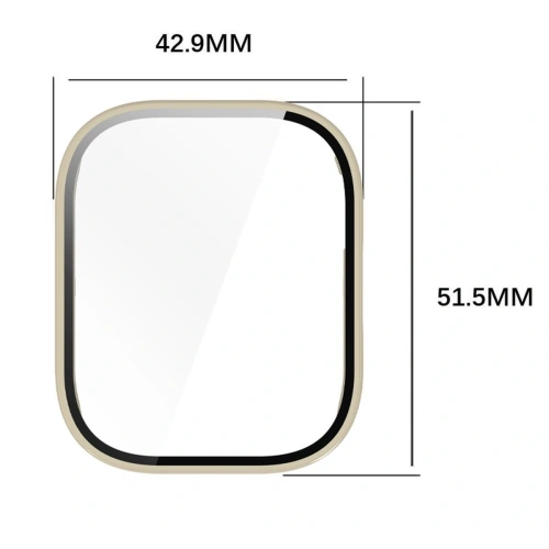 Kup Etui ze szkłem do zegarka Bizon Case+Glass Watch do Xiaomi Redmi Watch 5 Active beżowe - BIZ7163 - {ean13} - Sklep Home Screen