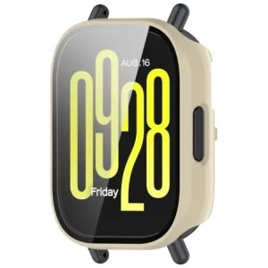 Kup Etui ze szkłem do zegarka Bizon Case+Glass Watch do Xiaomi Redmi Watch 5 Active beżowe - BIZ7163 - {ean13} - Sklep Home Screen