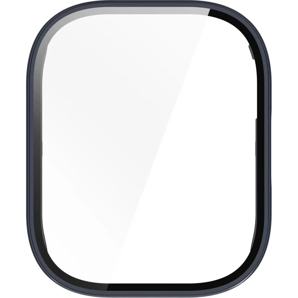 Etui ze szkłem do zegarka Bizon Case+Glass Watch do Xiaomi Redmi Watch 5 Active niebieskie