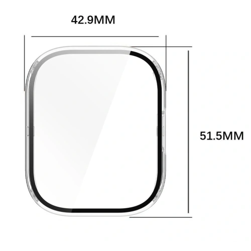 Kup Etui ze szkłem do zegarka Bizon Case+Glass Watch do Xiaomi Redmi Watch 5 Active przezroczyste - BIZ7165 - {ean13} - Sklep Home Screen