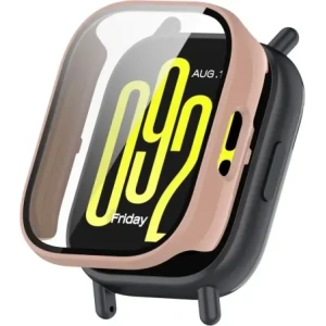 Kup Etui ze szkłem do zegarka Bizon Case+Glass Watch do Xiaomi Redmi Watch 5 Active różowe - BIZ7166 - {ean13} - Sklep Home Screen