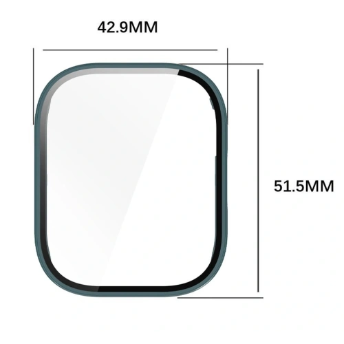 Kup Etui ze szkłem do zegarka Bizon Case+Glass Watch do Xiaomi Redmi Watch 5 Active zielone - BIZ7167 - {ean13} - Sklep Home Screen