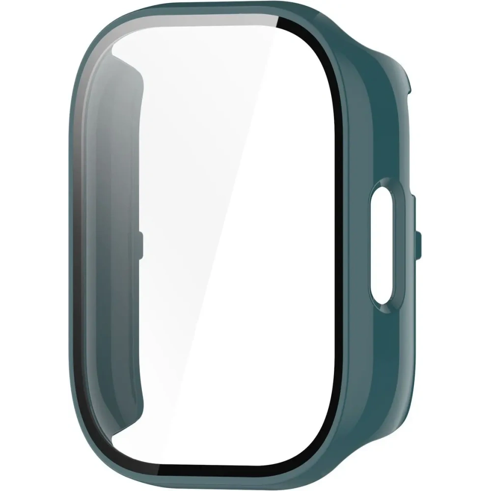 Etui ze szkłem do zegarka Bizon Case+Glass Watch do Xiaomi Redmi Watch 5 Active zielone