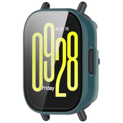 Kup Etui ze szkłem do zegarka Bizon Case+Glass Watch do Xiaomi Redmi Watch 5 Active zielone - BIZ7167 - {ean13} - Sklep Home Screen
