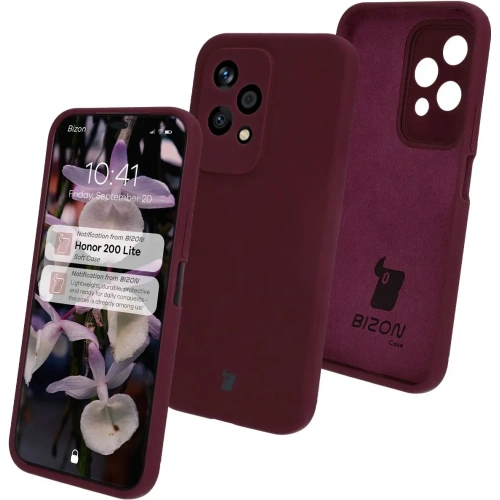Kup Silikonowe etui Bizon Soft Case do Honor 200 Lite ciemnofioletowe - BIZ7168 - {ean13} - Sklep Home Screen