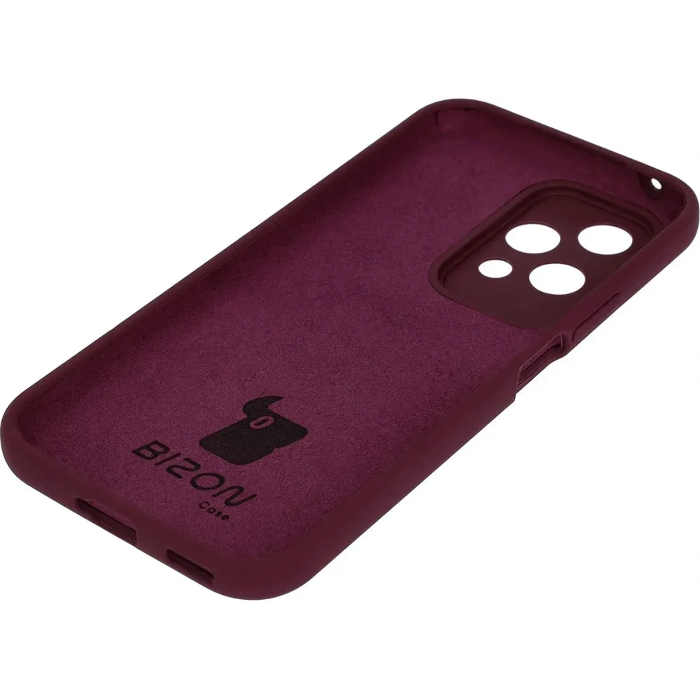 Silikonowe etui Bizon Soft Case do Honor 200 Lite ciemnofioletowe