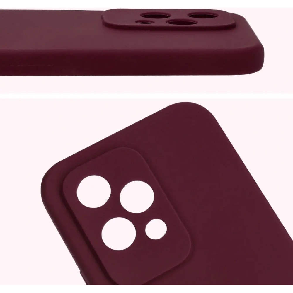 Silikonowe etui Bizon Soft Case do Honor 200 Lite ciemnofioletowe