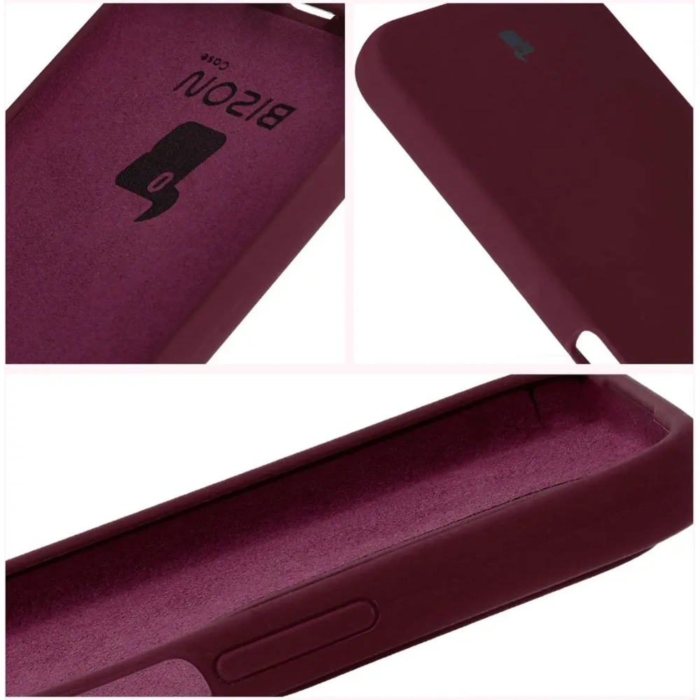 Silikonowe etui Bizon Soft Case do Honor 200 Lite ciemnofioletowe