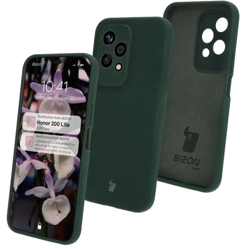 Kup Silikonowe etui Bizon Soft Case do Honor 200 Lite ciemnozielone - BIZ7169 - {ean13} - Sklep Home Screen