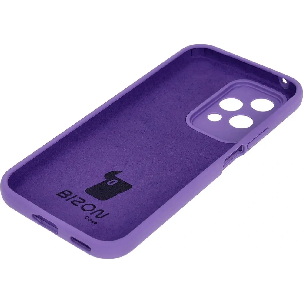 Silikonowe etui Bizon Soft Case do Honor 200 Lite fioletowe