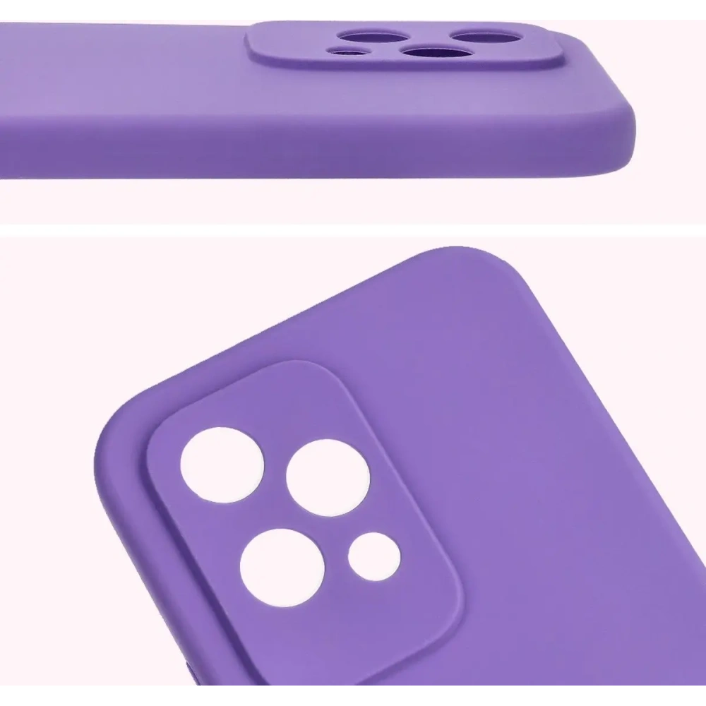 Silikonowe etui Bizon Soft Case do Honor 200 Lite fioletowe