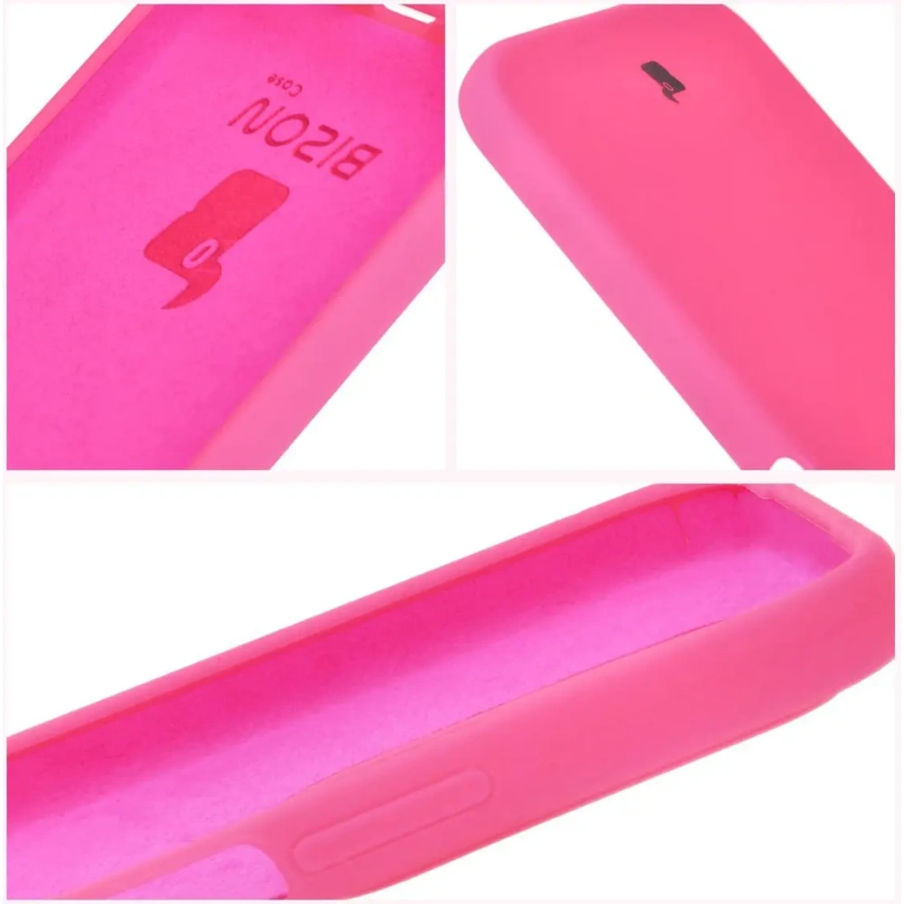 Silikonowe etui Bizon Soft Case do Honor 200 Lite neonowo-różowe