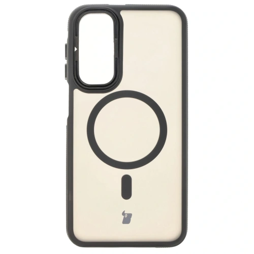 Kup Etui s podstavcem a magnetickým kroužkem Bizon Case Eclipse pro Samsung Galaxy A16 4G/5G kouřové s černým rámečkem - BIZ7173 - {ean13} - Sklep Home Screen