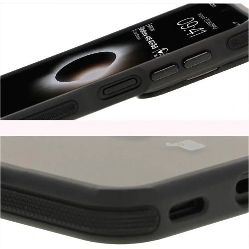 Kup Etui s podstavcem a magnetickým kroužkem Bizon Case Eclipse pro Samsung Galaxy A16 4G/5G kouřové s černým rámečkem - BIZ7173 - {ean13} - Sklep Home Screen