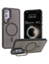 Bizon Case Eclipse Samsung Galaxy S24 Plus smoky with a black frame