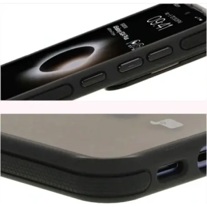 Kup Etui z podstawką i pierścieniem magnetycznym Bizon Case Eclipse do Samsung Galaxy S24 Plus przydymione z czarną ramką - BIZ7174 - {ean13} - Sklep Home Screen