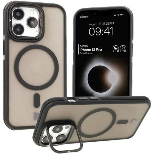 Kup Bizon Case Eclipse Apple iPhone 13 Pro fumuriu cu un cadru negru - BIZ7175 - {ean13} - Sklep Home Screen