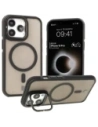 Bizon Case Eclipse Apple iPhone 13 Pro smoky with a black frame