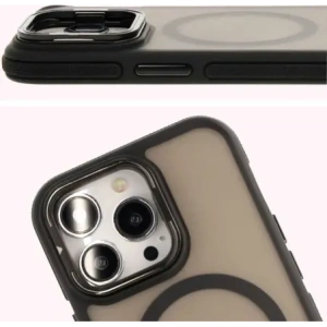 Kup Etui z podstawką i pierścieniem magnetycznym Bizon Case Eclipse do Apple iPhone 13 Pro przydymione z czarną ramką - BIZ7175 - {ean13} - Sklep Home Screen