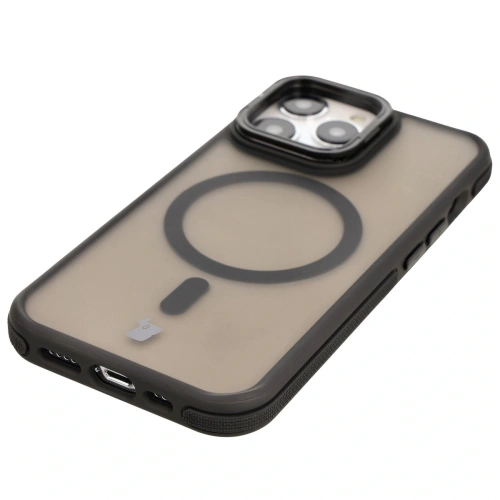 Kup Etui s podstavcem a magnetickým kroužkem Bizon Case Eclipse pro Apple iPhone 13 Pro kouřové s černým rámem - BIZ7175 - {ean13} - Sklep Home Screen