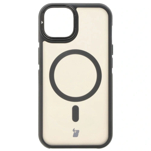 Kup Etui s podstavcem a magnetickým kroužkem Bizon Case Eclipse pro Apple iPhone 14 / Apple iPhone 13 kouřové s černým rámem - BIZ7176 - {ean13} - Sklep Home Screen