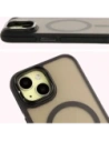 Buy Bizon Case Eclipse Apple iPhone 15 smoky with a black frame - BIZ7178 - {ean13} - Home Screen Store Europe