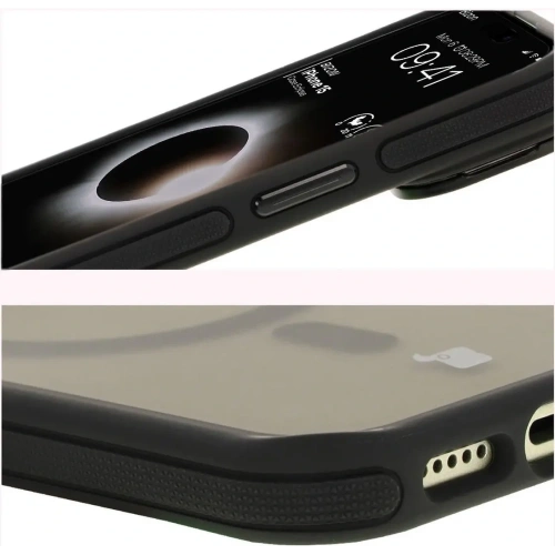 Buy Bizon Case Eclipse Apple iPhone 15 smoky with a black frame - BIZ7178 - {ean13} - Home Screen Store Europe