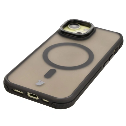 Buy Bizon Case Eclipse Apple iPhone 15 smoky with a black frame - BIZ7178 - {ean13} - Home Screen Store Europe