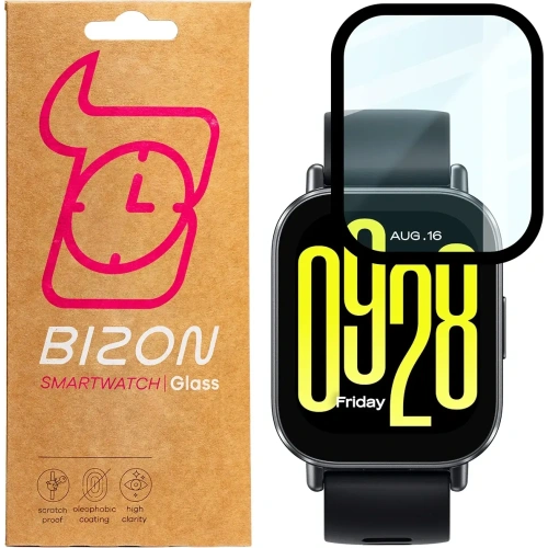 Buy Bizon Glass Watch Edge Hybrid Xiaomi Redmi Watch 5 Active black - BIZ7179 - {ean13} - Home Screen Store Europe
