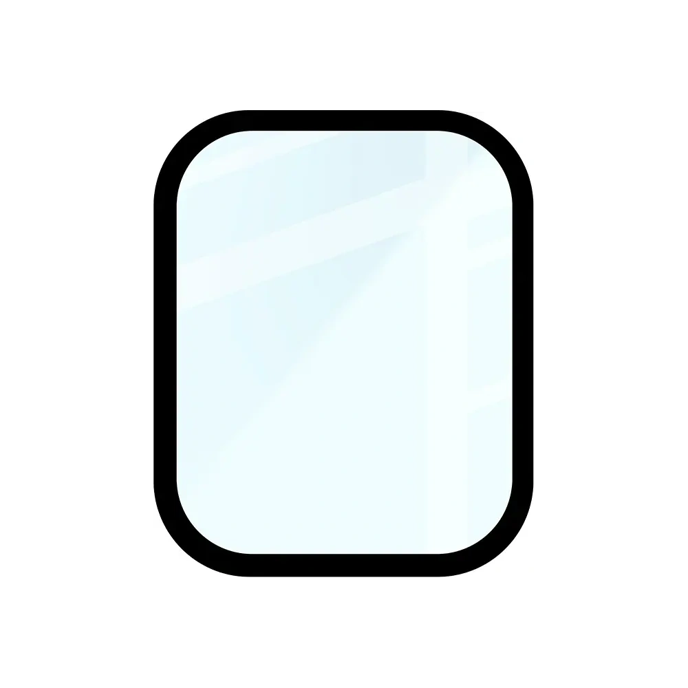 Szkło hybrydowe Bizon Glass Watch Edge Hybrid do Xiaomi Redmi Watch 5 Active czarne